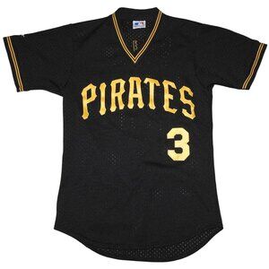 Vintage 90s Jay Bell Pittsburgh Pirates Majestic Batting Practice  Jersey Medium